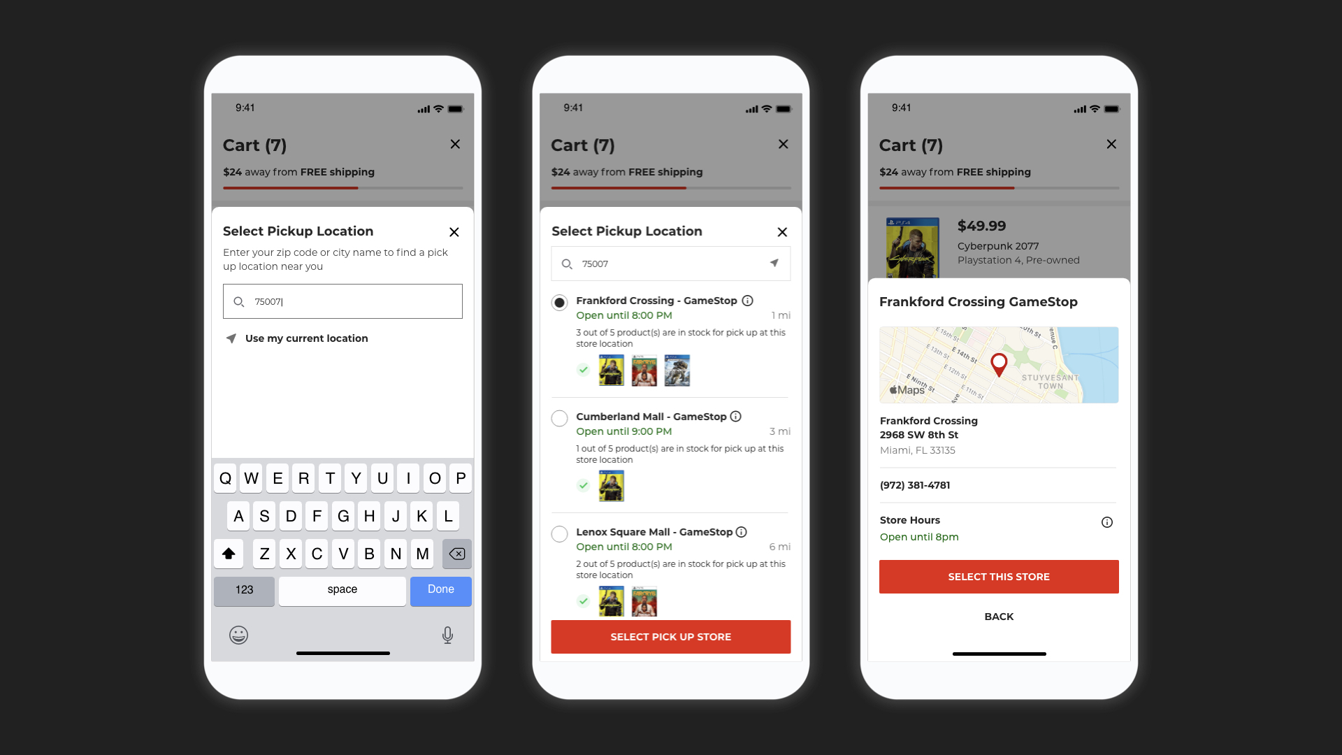 image of ui screens