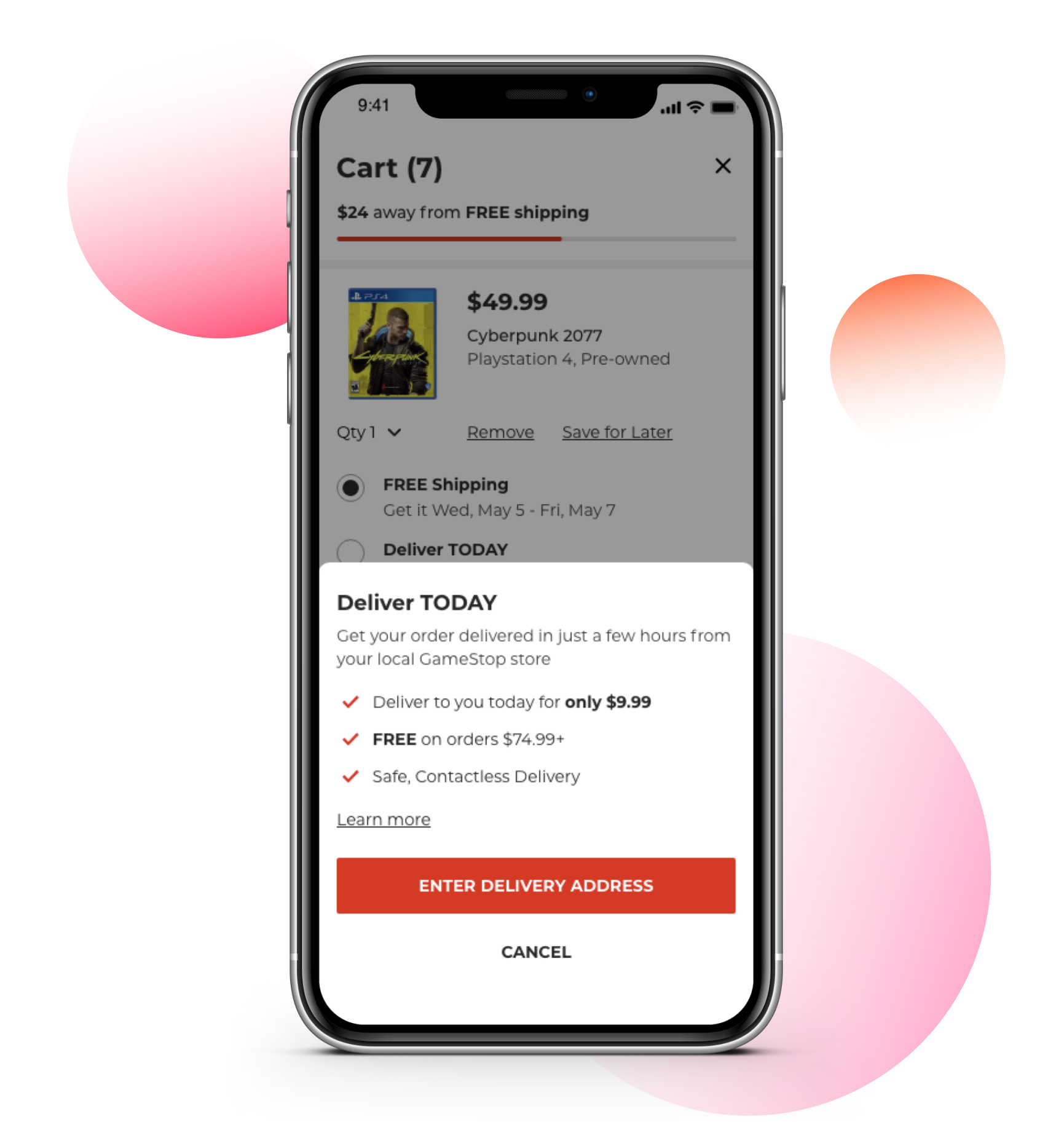 phone mockup screen