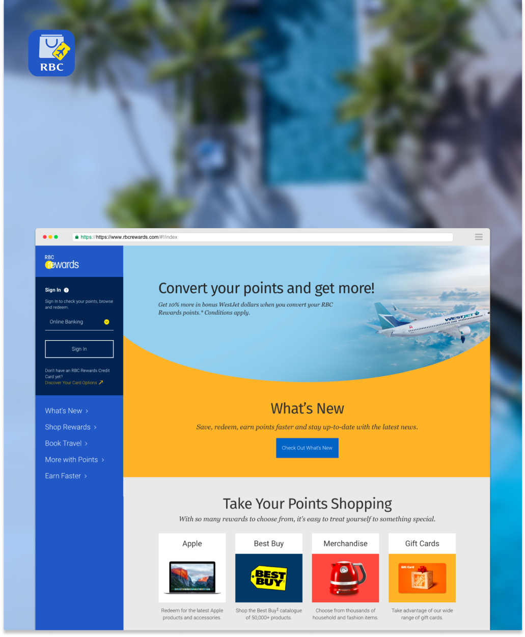 cover image for rbc rewards intern experience